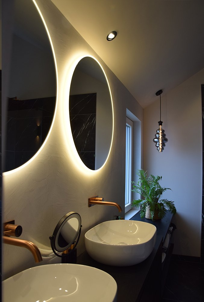 Bouwbedrijf Vrasdonk Graaf Jankade Alkmaar badkamer kraan met spiegel